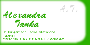 alexandra tanka business card